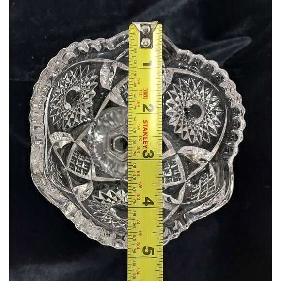 Early American Pressed Pattern Glass (EAPG)Pedestal/Compote Bowl 5" Tall Vintage - Picture 8 of 12